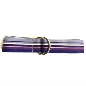 Ribbon loop belt, simple Simple blue and purple pattern Handmade